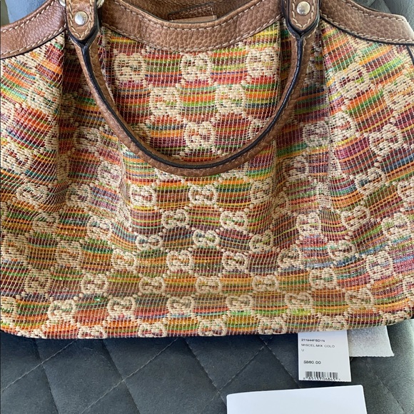 Almost new Gucci bag. Rare bag. With original cards - Picture 3 of 4